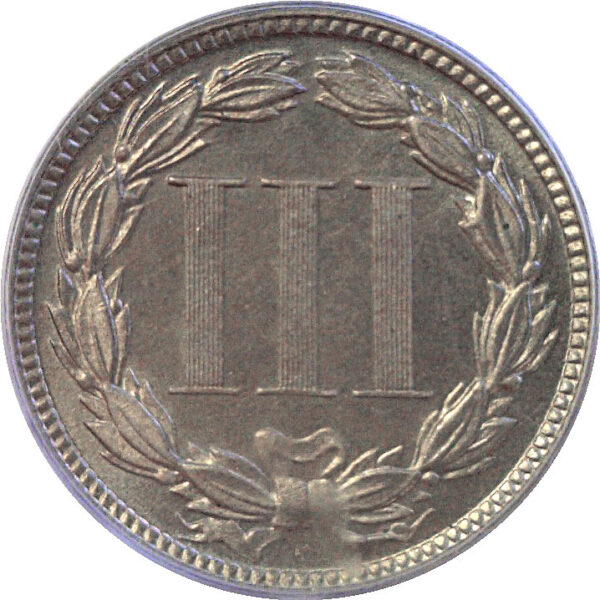 1877 Nickel Three Cent  -  PCGS PR-64 - Image 3