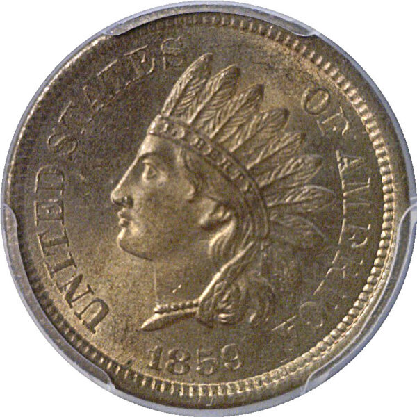 1859 Indian Head Cent  -  PCGS MS-65 - Image 3