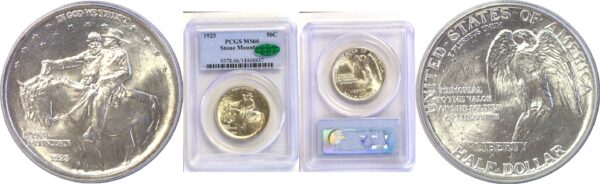 1925 Stone Mountain Commemorative Half Dollar  -  PCGS MS-66  CAC
