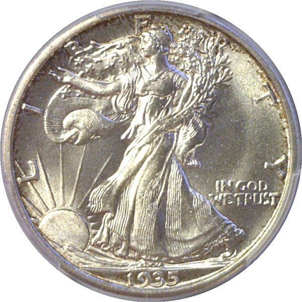 1935-S Walking Liberty Half Dollar  -  PCGS MS-66 - Image 2