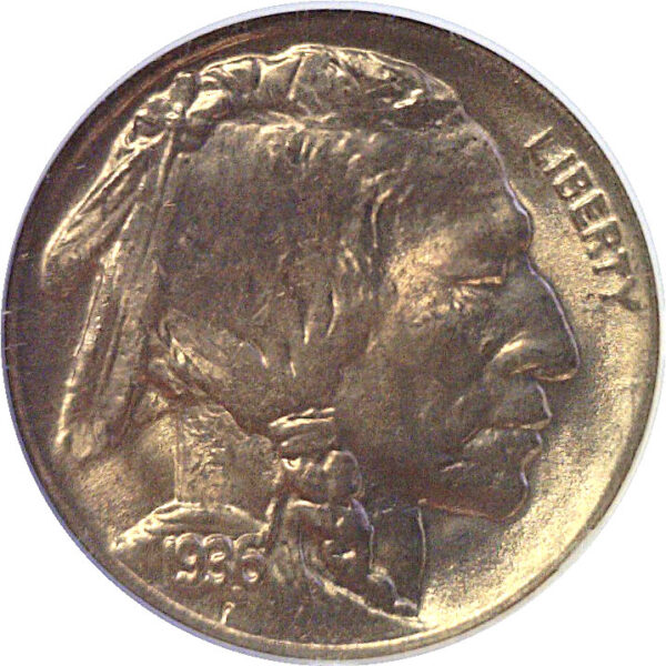 1936-D Buffalo Nickel  -  NGC MS-66 - Image 2
