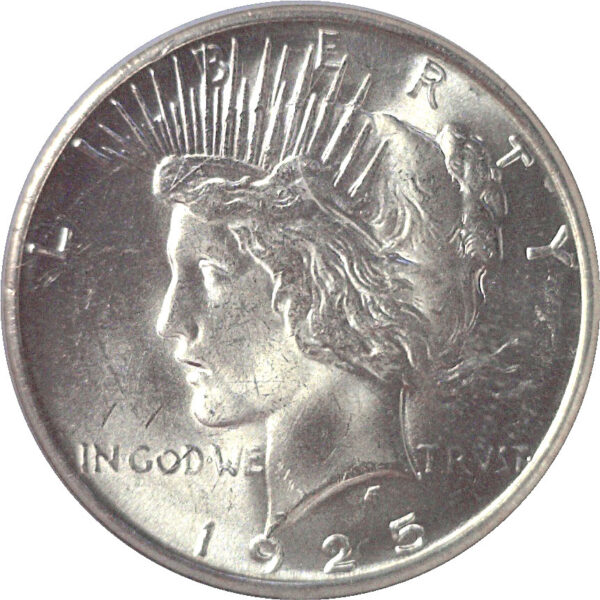 1925-S Peace Dollar  -  NGC MS-63 - Image 2