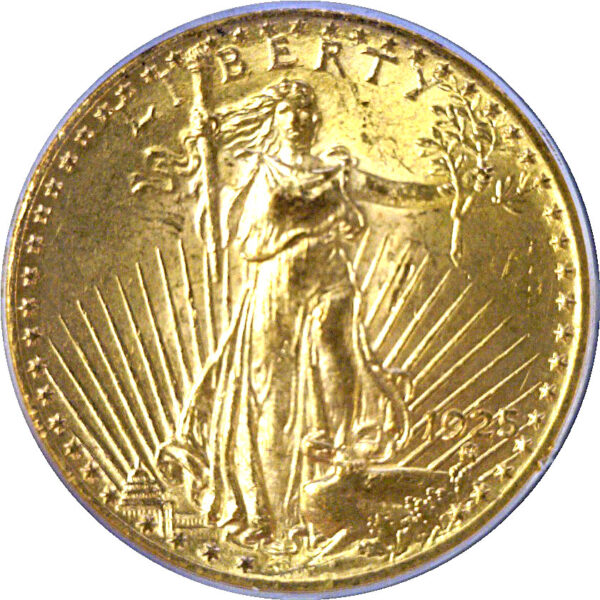 1925 $20 St. Gaudens  -  PCGS MS-64 - Image 2