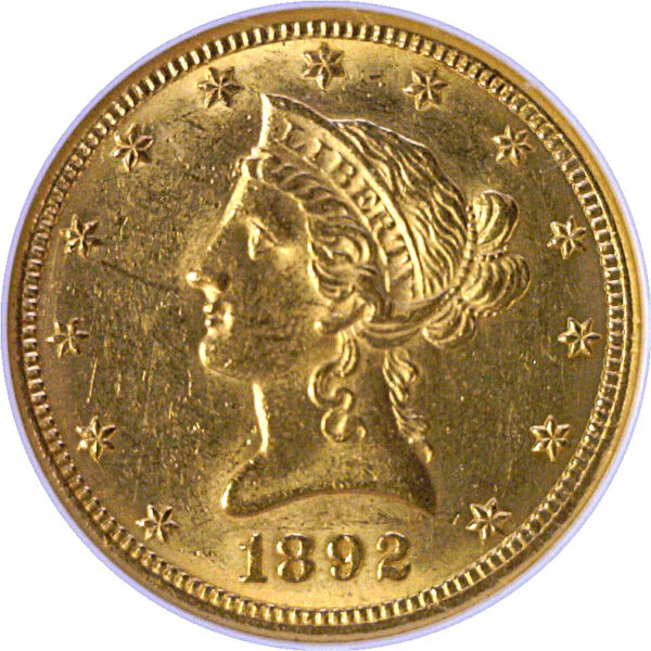 1892-O $10 Liberty  -  NGC MS-61 - Image 2
