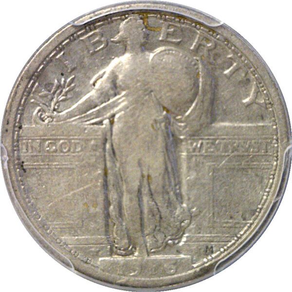 1916 Standing Liberty Quarter  -  PCGS F-12 - Image 2