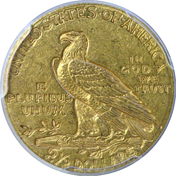 1910 $2 1/2 Indian  -  PCGS MS-61 - Image 3