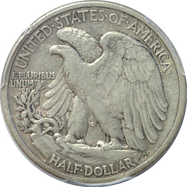 1916-D Walking Liberty Half Dollar  -  PCGS VF-30 - Image 3