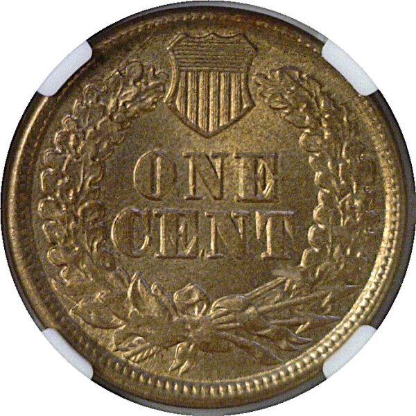 1860 Indian Head Cent  -  NGC MS-64 - Image 3