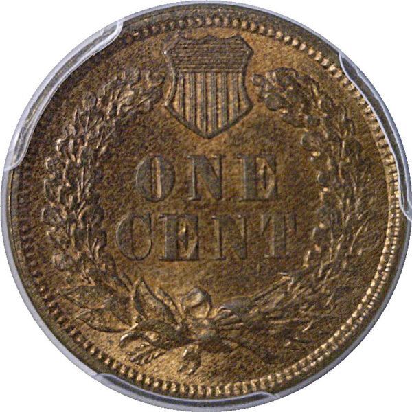 1873 Indian Head Cent  -  PCGS MS-64 RB - Image 3