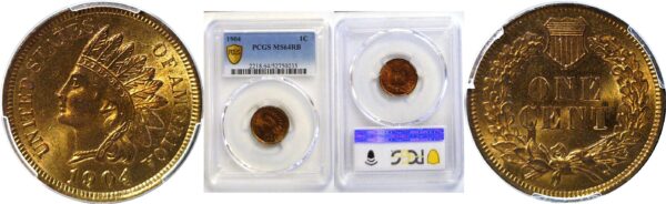 1904 Indian Head Cent -  PCGS MS-64 RB