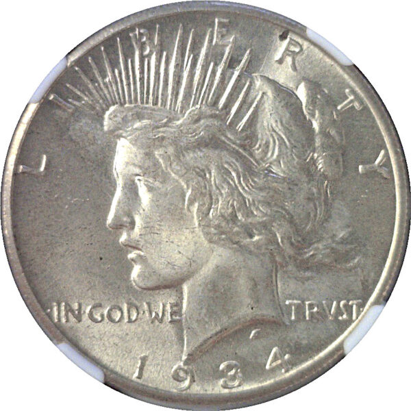 1934-S Peace Dollar  -  NGC MS-64+ - Image 2