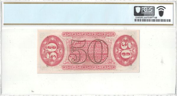 50 Cent 3rd Issue Fractional Currency Fr-1324 PCGS Choice CU-64 PPQ - Image 3