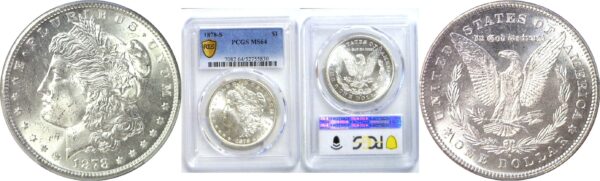 1878-S Morgan Dollar. -  PCGS MS-64