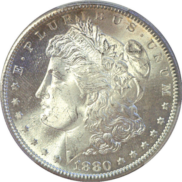 1880-S Morgan Dollar  -  PCGS MS-66+  CAC - Image 2