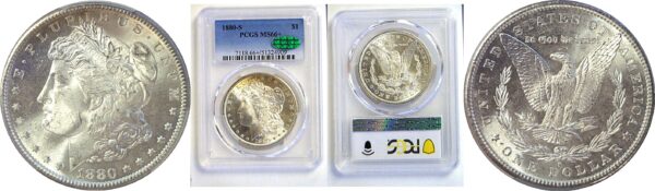 1880-S Morgan Dollar  -  PCGS MS-66+  CAC