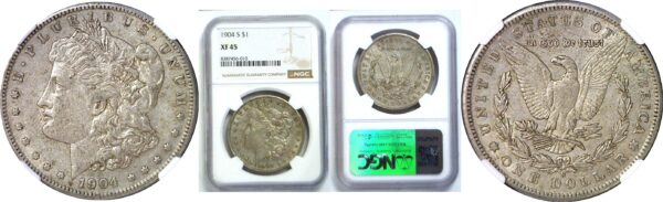 1904-S Morgan Dollar. -  NGC XF-45