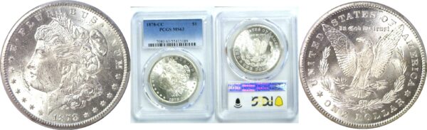 1878-CC Morgan Dollar. -  PCGS MS-63