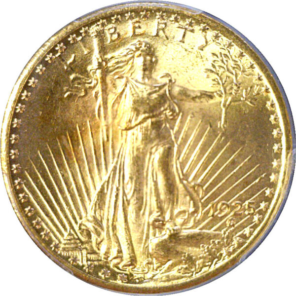 1925 $20 St. Gaudens  -  PCGS MS-64 - Image 2