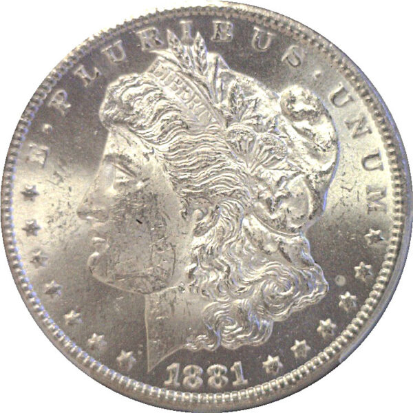 1881-CC Morgan Dollar  -  PCGS MS-63 - Image 2