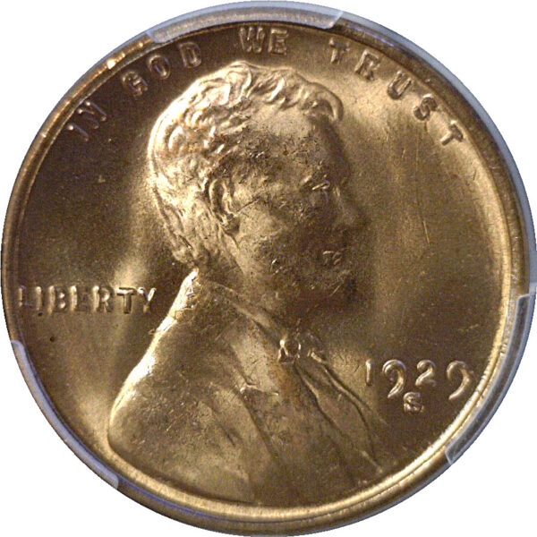 1929-S Lincoln Cent  -  PCGS MS-65 RD - Image 2