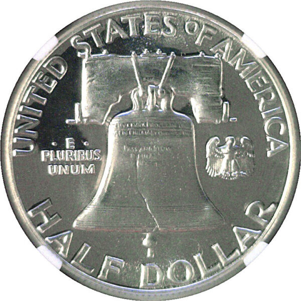 1955 Franklin Half Dollar  -  NGC PF-68 Cameo - Image 3