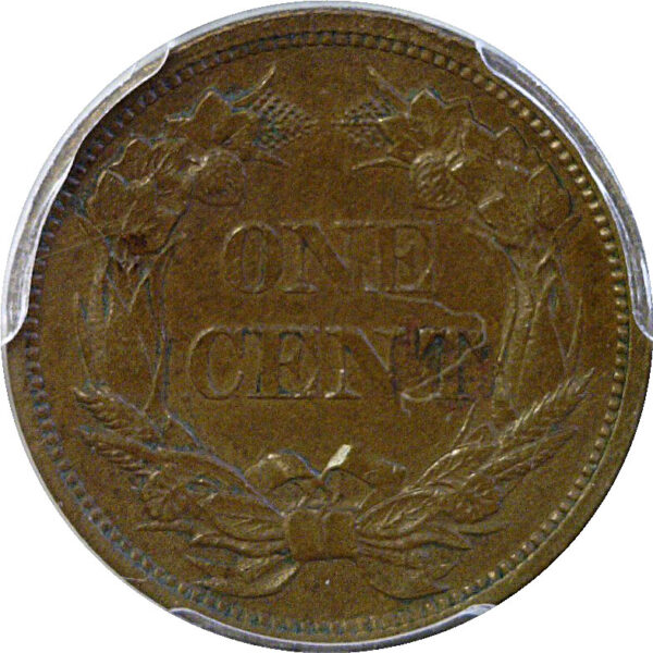 1856 Flying Eagle Cent  -  PCGS PR-58  CAC - Image 3
