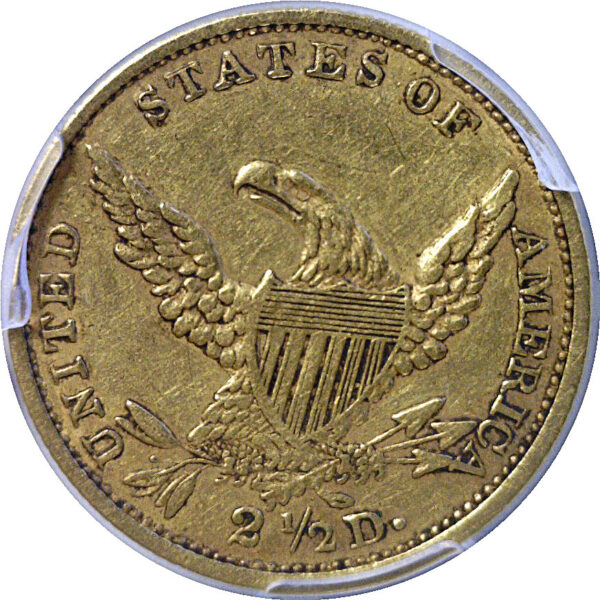 1837 $2 1/2 Classic  -  PCGS XF-40 - Image 3