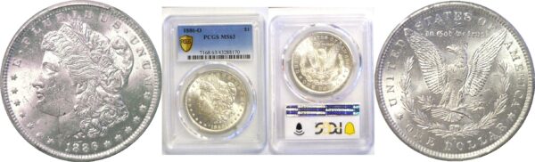 1886-O Morgan Dollar  -  PCGS MS-63