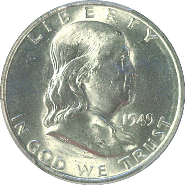 1949-D Franklin Half Dollar  -  PCGS MS-65 - Image 2