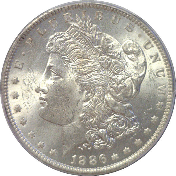 1886-O Morgan Dollar  -  PCGS MS-63 CAC - Image 2