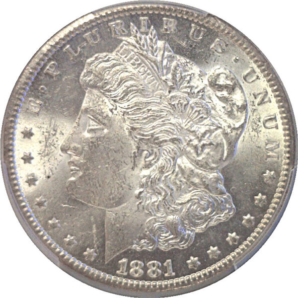 1881-CC Morgan Dollar  -  PCGS MS-62 - Image 2
