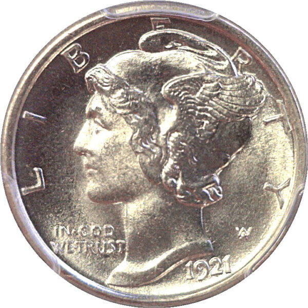 1921-D Mercury Dime  -  PCGS MS-65 FB - Image 2