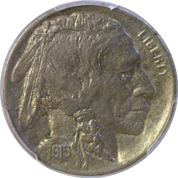 1915-D Buffalo Nickel  -  PCGS AU-58 - Image 2