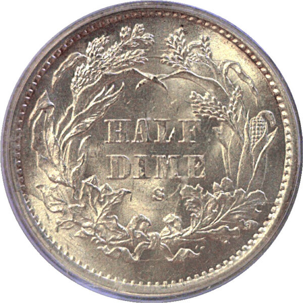 1871-S Seated Liberty Half Dime  -  PCGS MS-66 - Image 3