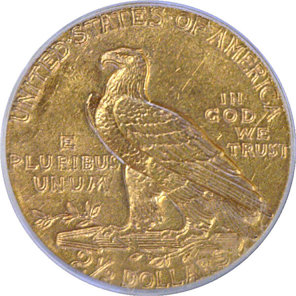 1912 $2 1/2 Indian  -  PCGS MS-62 - Image 3