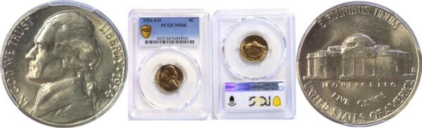 1954-S/D Jefferson Nickel  -  PCGS MS-66