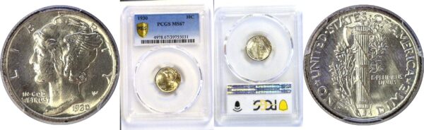 1930 Mercury Dime  -  PCGS MS-67