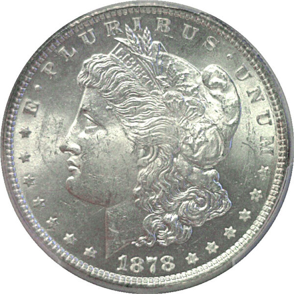 1878-7/8TF Morgan Dollar  -  PCGS MS-63 - Image 2