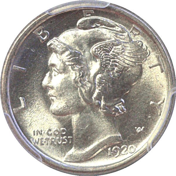 1920-S Mercury Dime  -  PCGS MS-63 FB - Image 2