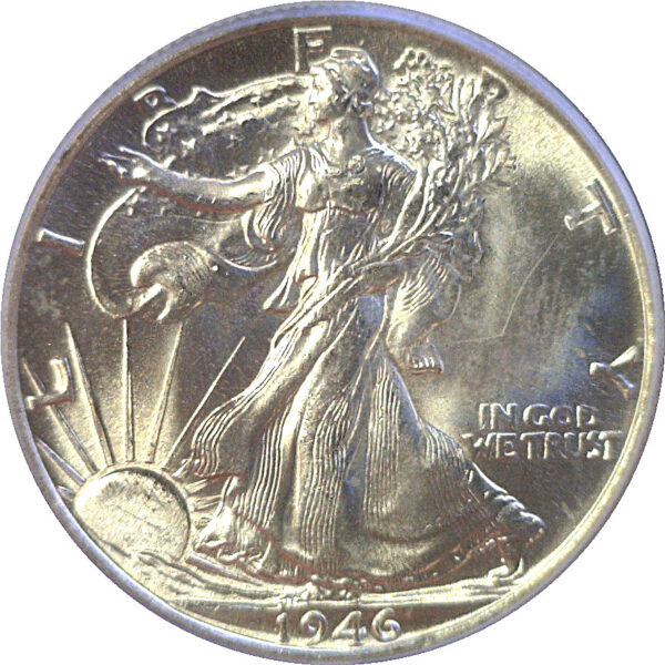 1946 Walking Liberty Half Dollar  -  PCGS MS-66 - Image 2