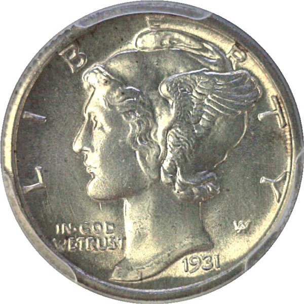 1931-D Mercury Dime  -  PCGS MS-65 FB - Image 2