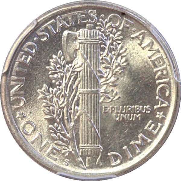 1920-S Mercury Dime  -  PCGS MS-63 FB - Image 3