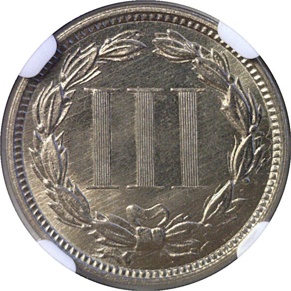 1875 Nickel Three Cent  -  NGC PF-64 - Image 3