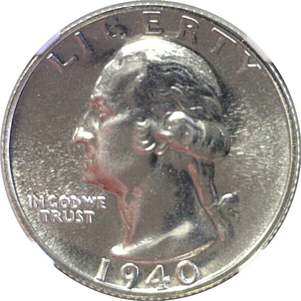 1940 Washington Quarter  -  NGC PF-68 - Image 2