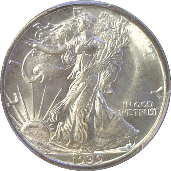 1939-D Walking Liberty Half Dollar  -  PCGS MS-66 - Image 2