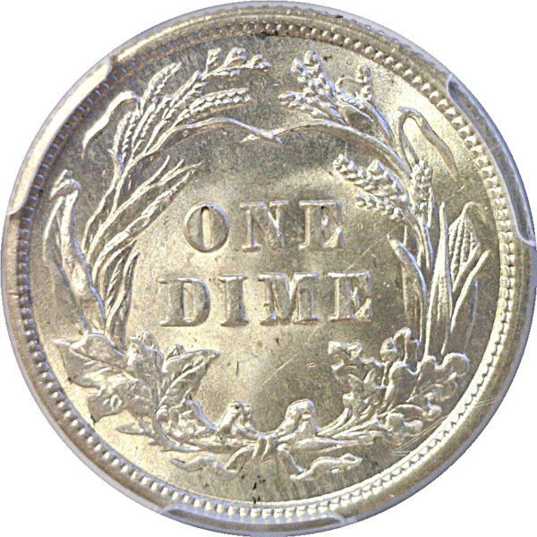 1907 Barber Dime  -  PCGS MS-63 - Image 3