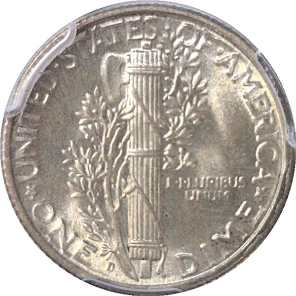 1928-D Mercury Dime  -  PCGS MS-65 FB - Image 3