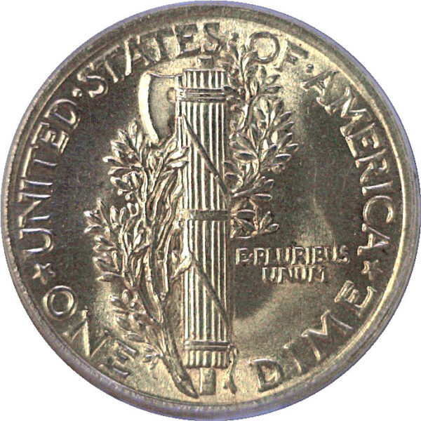 1920 Mercury Dime  -  PCGS MS-66 - Image 3