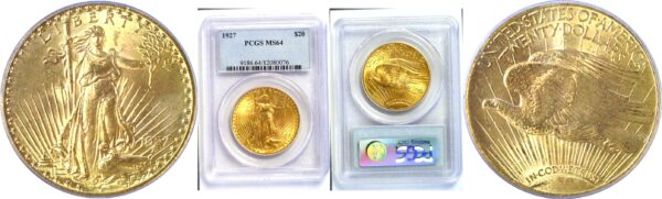 1927 $20 St. Gaudens  -  PCGS MS-64