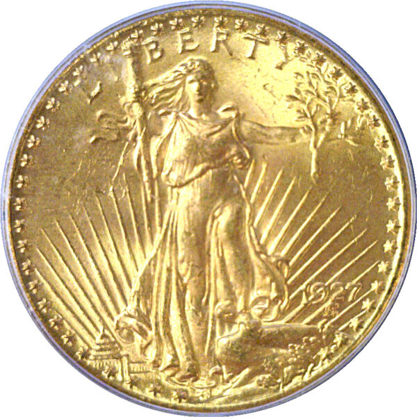 1927 $20 St. Gaudens  -  PCGS MS-64 - Image 2